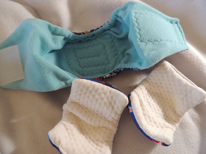 XS Waterproof Bellyband and 2 pads PATRIOTIC - product images  of 