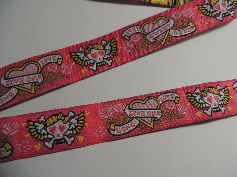 3/4" Softie Tag Collar with European ribbon accents-MANY to choose from - product images  of 