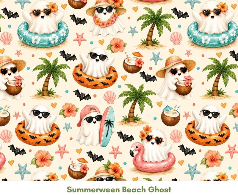 SUMMERWEEN Beach Ghost K9 Sunwear UV Fabric ROMPER - product images  of 