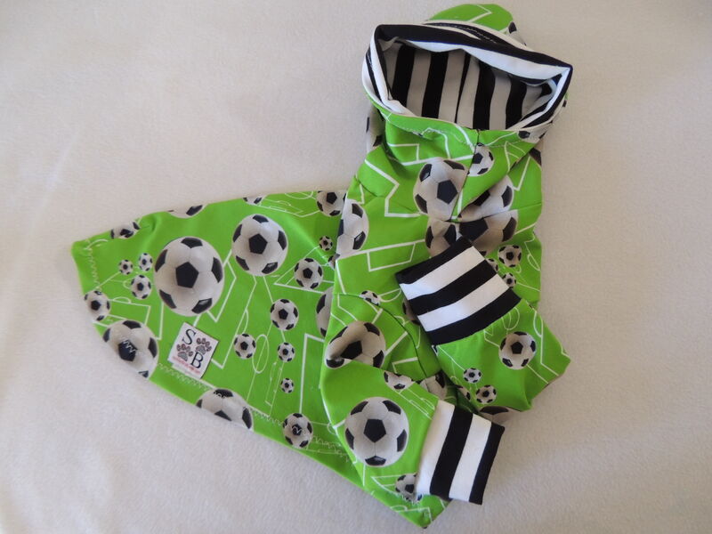 MEDIUM Soccer Dog Hoodie Cotton Knit - product images  of 