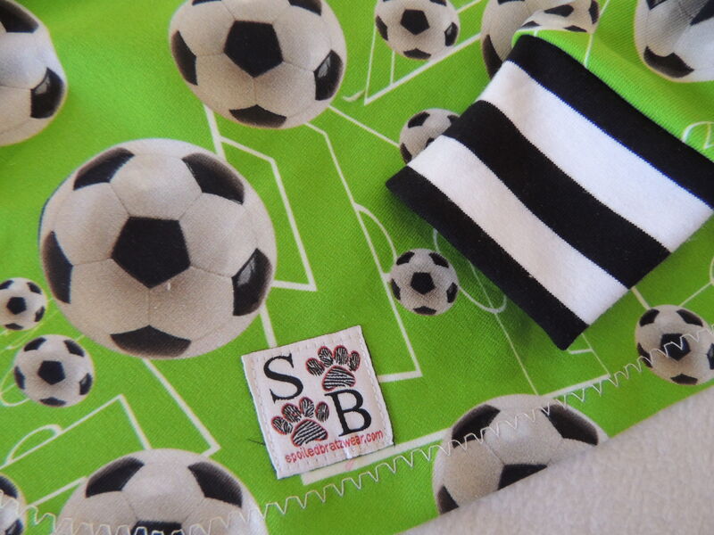 MEDIUM Soccer Dog Hoodie Cotton Knit - product images  of 