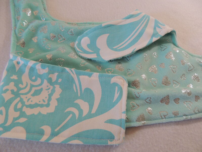 MEDIUM Aqua Floral Canvas and Plushie Walking Vest - product images  of 