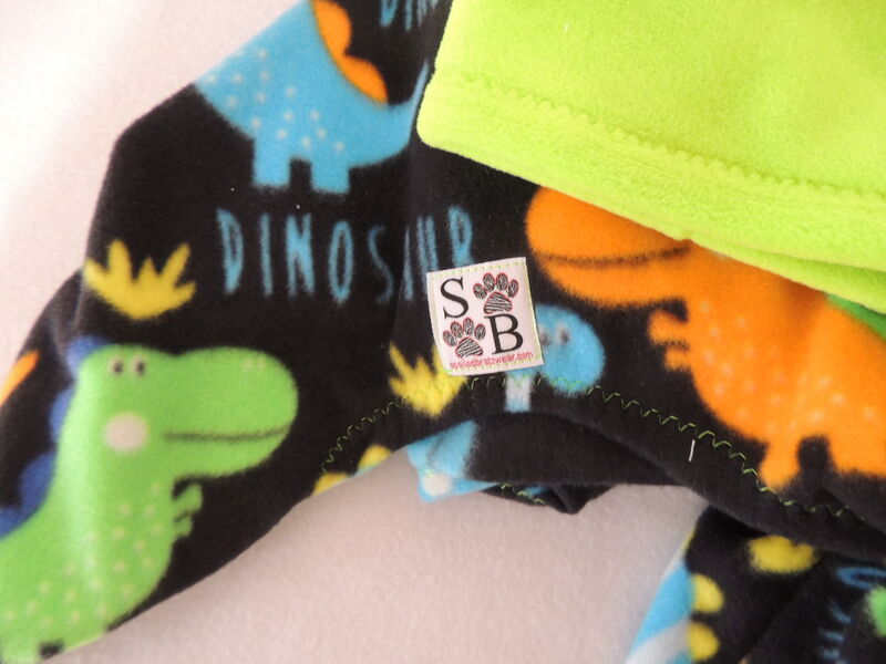 MEDIUM in stock Colorful Dinosaur Soft Fleece Romper  - product images  of 