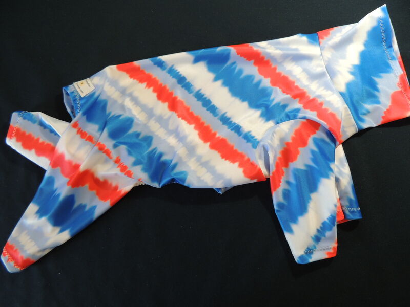 MEDIUM K9 Sunwear Suit-Patriotic Tie Dye - product images  of 