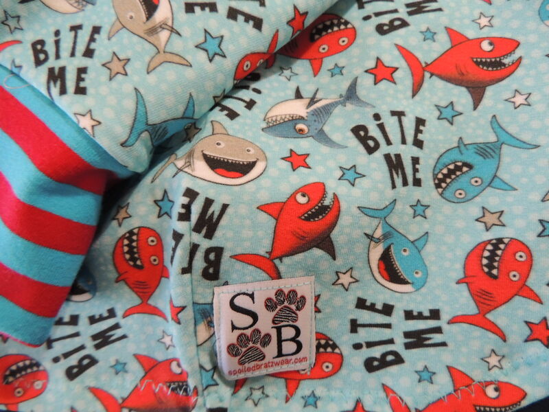 NEW! Sassy Sharks Custom Cotton Knit Sleeveless Summer Shirt - product images  of 