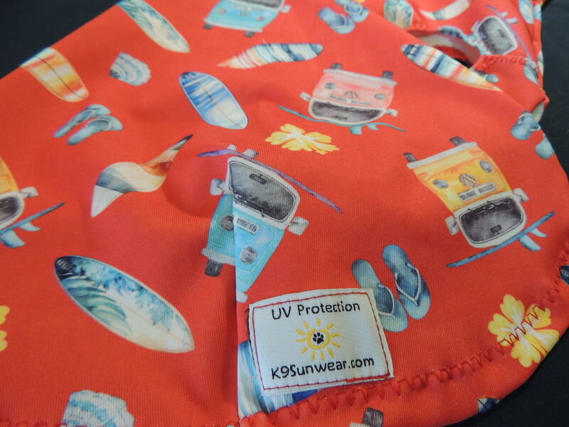 LARGE in stock K9 Sunwear Sleeveless Shirt VW Beach Bus - product images  of 