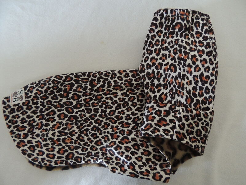 LARGE in stock Wild Satin Fleece Dog Coat - product images  of 