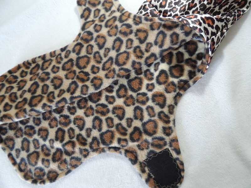 LARGE in stock Wild Satin Fleece Dog Coat - product images  of 