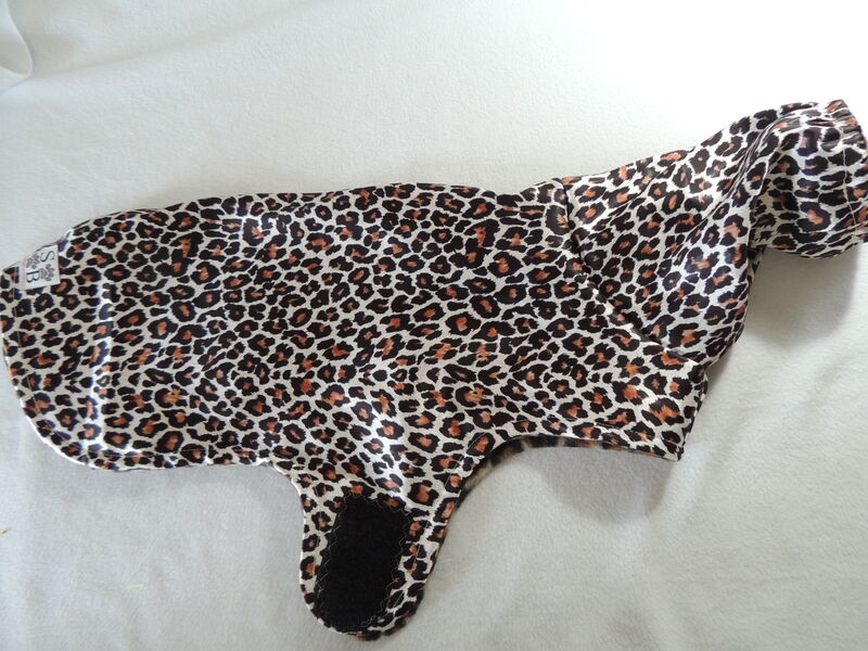 LARGE in stock Wild Satin Fleece Dog Coat - product images  of 