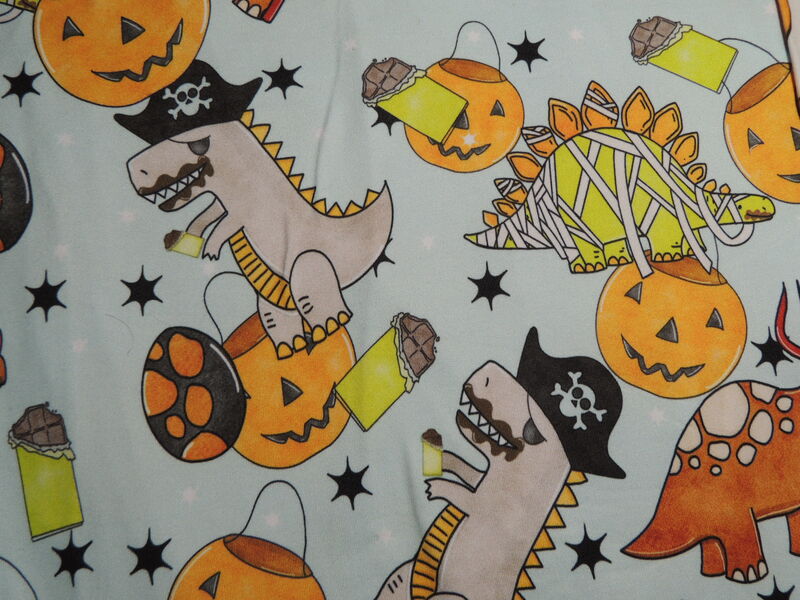  Halloween Prints DBP Knit Custom Made Dog Romper - product images  of 