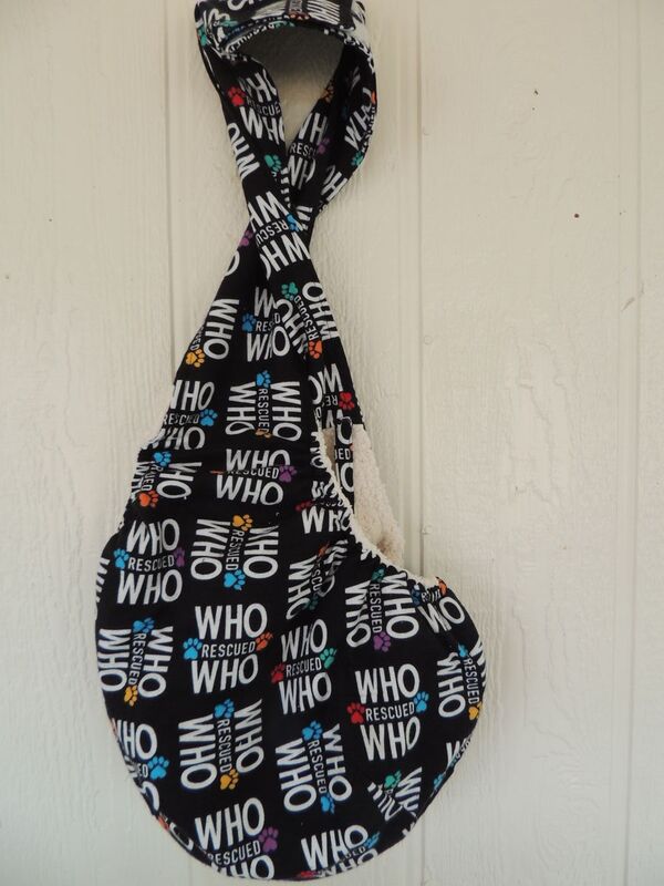 Cuddle Sling Flannel Plush Who rescued WHO - product images  of 