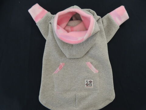 IN,STOCK,LARGE,Cotton,Sweatshirt,Hoodie,with,Fleece,Accents