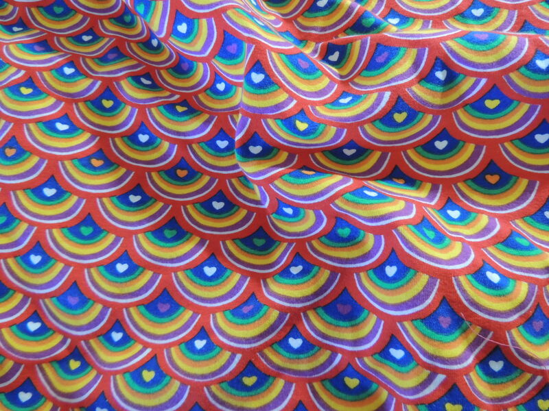 LAST CALL Hearts 'n Rainbows Cotton Knit - product images  of 