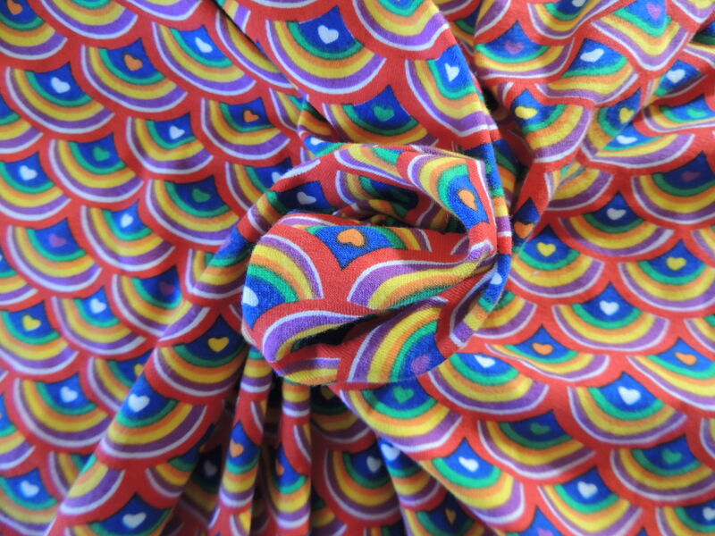 LAST CALL Hearts 'n Rainbows Cotton Knit - product images  of 