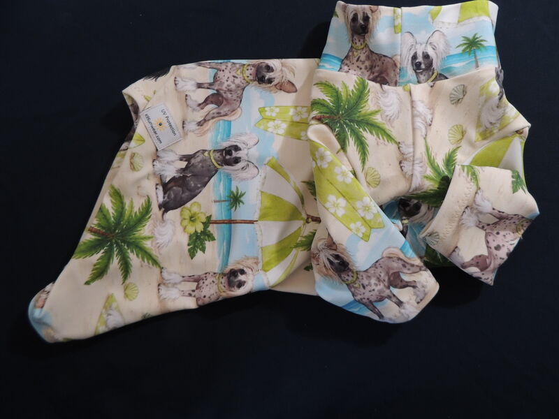 PREORDER Beachy Chinese Crested Dogs K9 Sunwear ROMPER - product images  of 