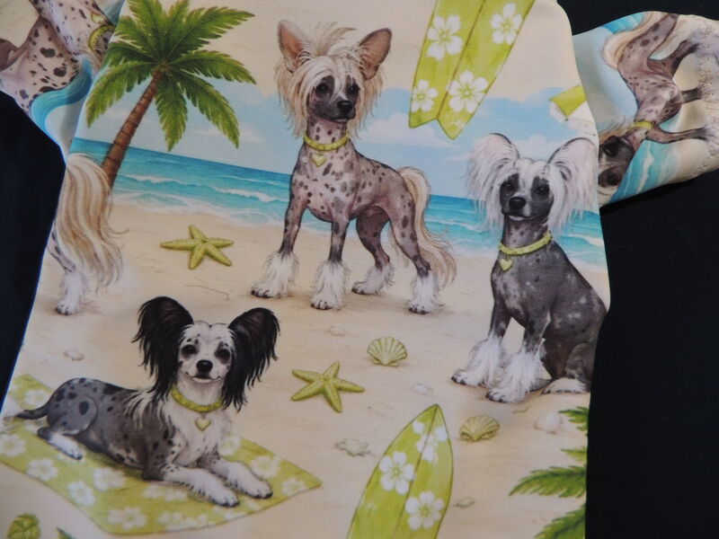 PREORDER Beachy Chinese Crested Dogs K9 Sunwear ROMPER - product images  of 