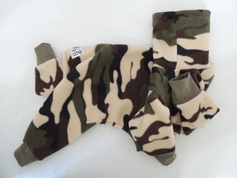 IN STOCK LARGE Soft Camo Fleece Romper - product images  of 