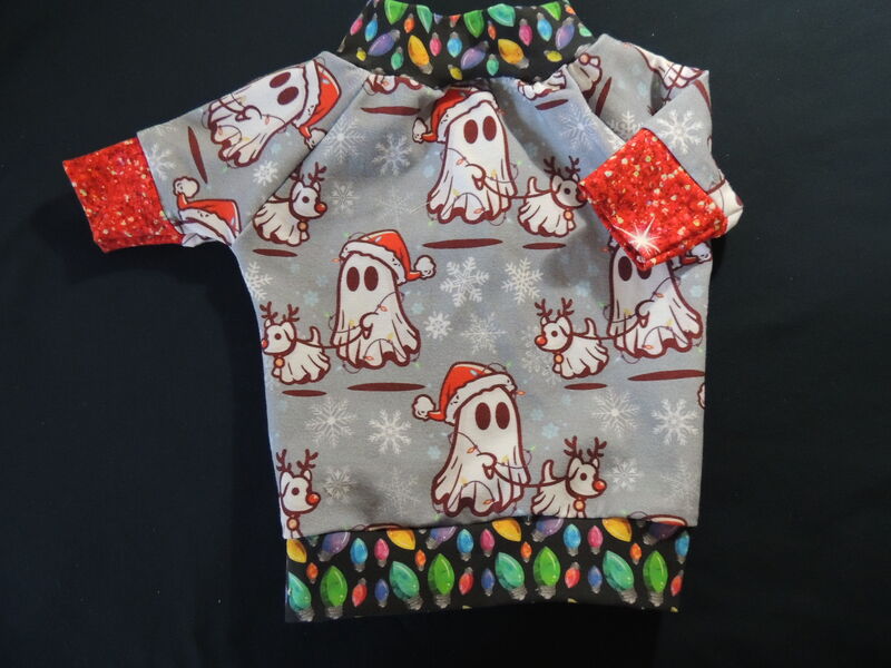 IN STOCK SMALL Ghostie Dog Walker Cotton Tshirt - product images  of 