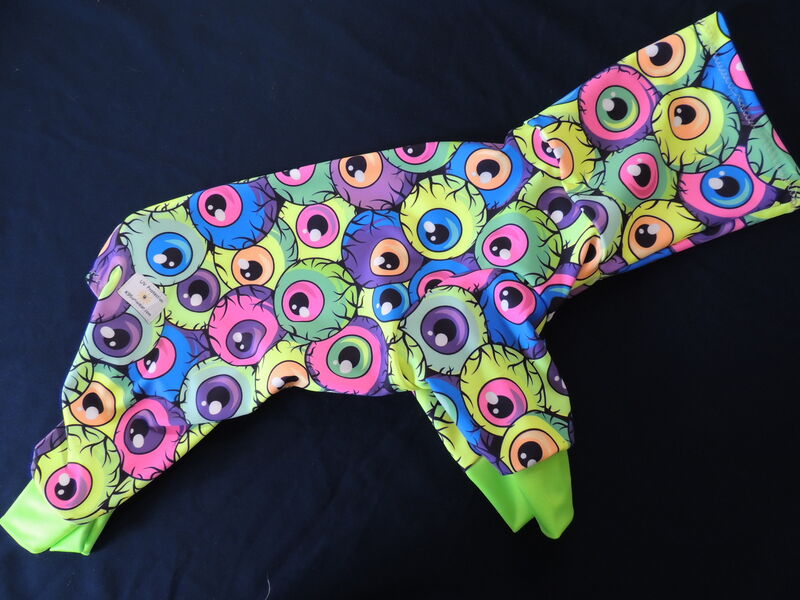 Spooky Eyeballs Custom K9 Sunwear UV protective SUIT - product images  of 