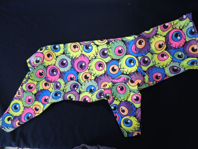 Spooky Eyeballs Custom K9 Sunwear UV protective SUIT - product images  of 