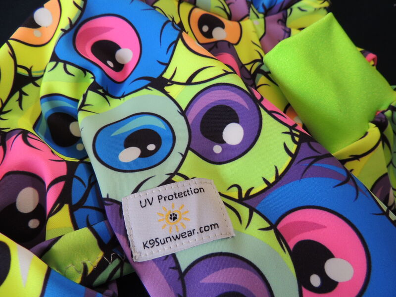 Spooky Eyeballs Custom K9 Sunwear UV protective SUIT - product images  of 