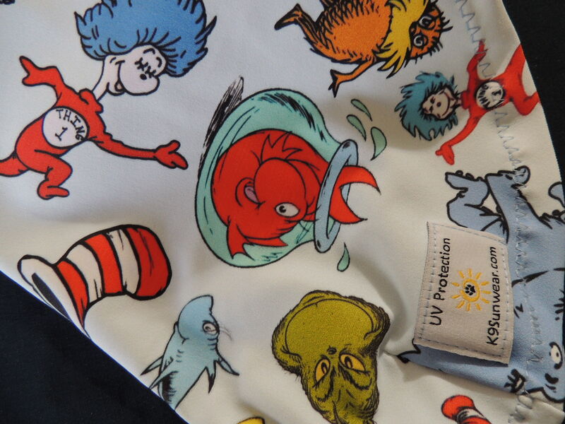 IN STOCK SMALL K9 Sunwear Shirt Seuss Toss - product images  of 