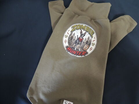 Zombie,Hunter,American,Hairless,Terrier,Tshirt-Custom,Made,american hairless terrier shirt