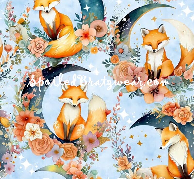 Luna Floral Fox Skinny Fleece Dog ROMPER/Suit - product images  of 