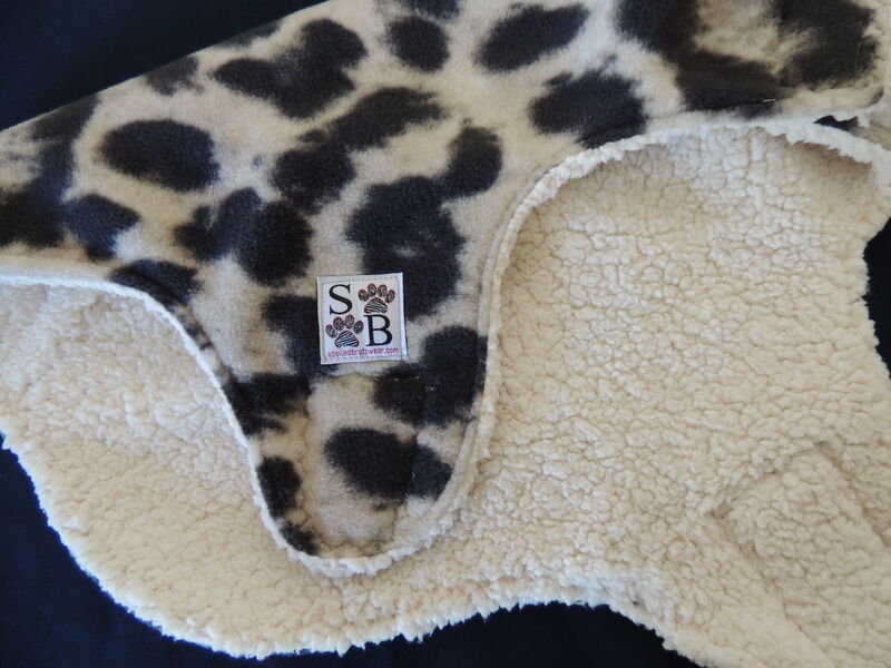 Simple Wrap Warm Fleece Dog Coat-many prints - product images  of 