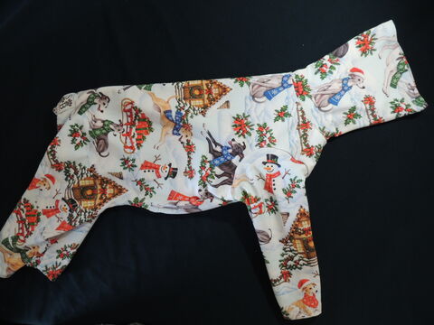Iggy,Christmas,Cotton,Knit,Dog,Romper