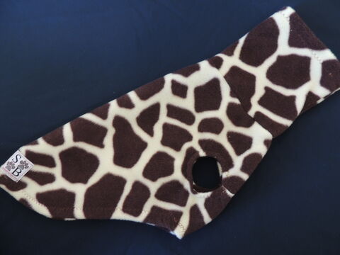 IN,STOCK,SMALL,Giraffe,Skin,Fleece,Core,Warmer