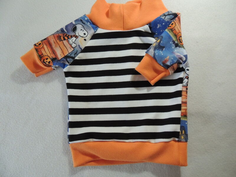 IN STOCK SMALL Spooky Snoopy French Terry and Cotton Knit Tshirt - product images  of 