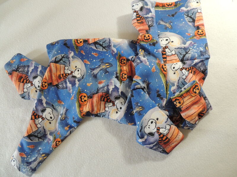 IN STOCK LARGE Spooky Snoopy French Terry Cotton Romper - product images  of 