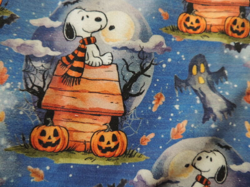 IN STOCK LARGE Spooky Snoopy French Terry Cotton Romper - product images  of 
