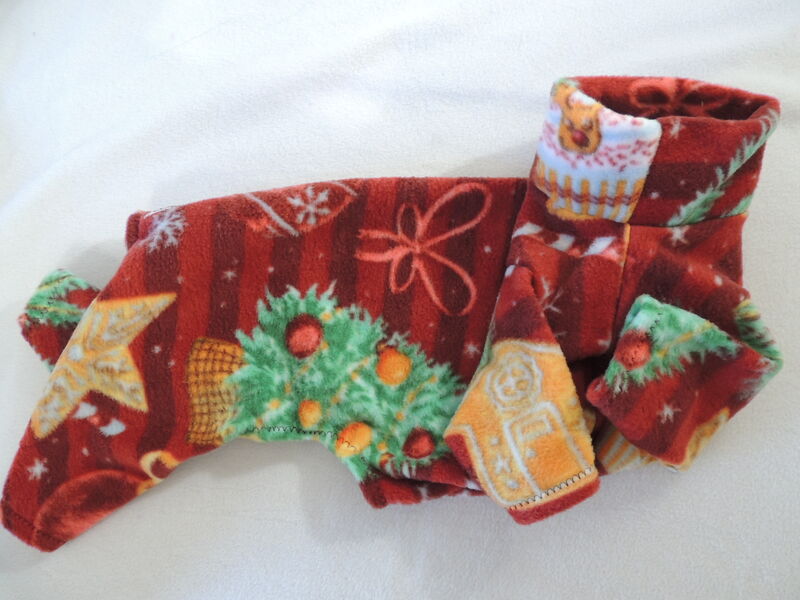 Christmas Cheer Stripe Anti Pill Fleece Romper-4 legs - product images  of 
