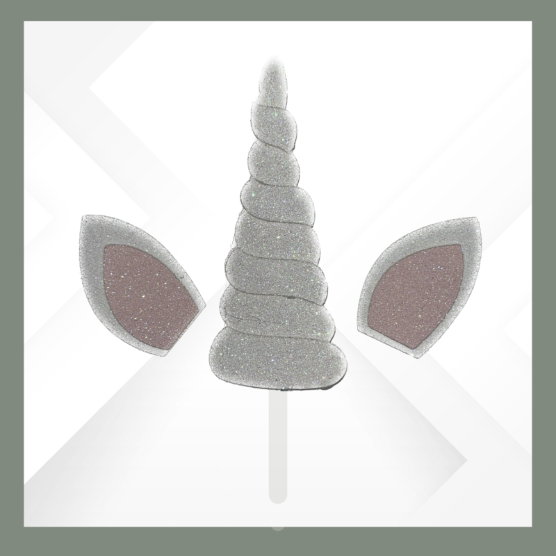 Unicorn Horn And Ears Cake Toppers - product images
