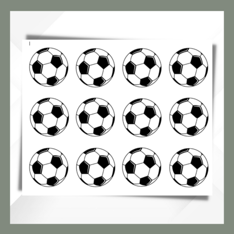 Football,Cupcake,Toppers,football edible prints