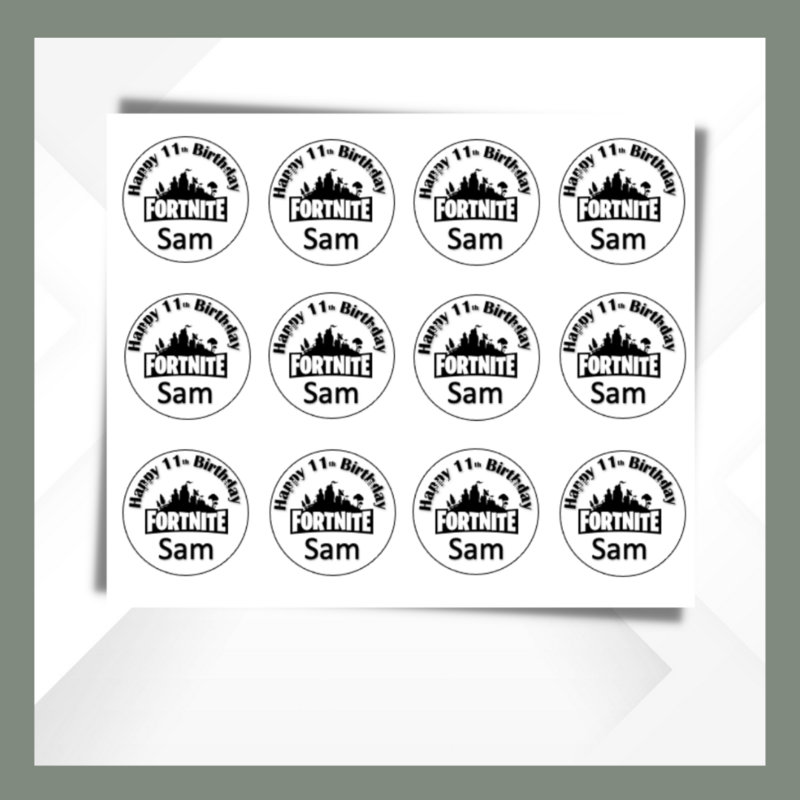 Fortnite Cupcake Toppers  - product images