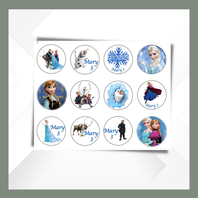 Frozen Cupcake Toppers  - product images