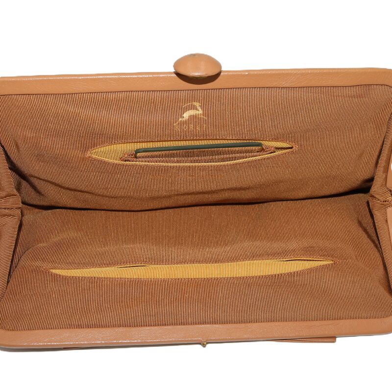 Vintage - KORET - Tan Soft Cabretta Leather Clutch 50s-60s Rare - Mid Century - - product images  of 