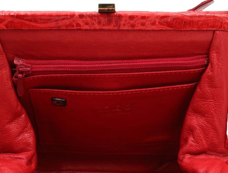 Vintage Small - LUC BENOIT - Red Crocodile Handbag Shoulder bag - GERMANY - - product images  of 