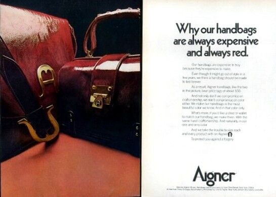 Vintage - ETIENNE AIGNER - Handbag - Hand Made Red Leather Shoulder Bag - product images  of 