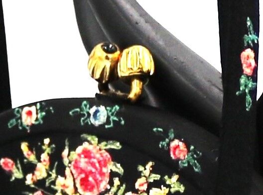 Vintage 40s-50s - WALDYBAG - hand painted black silk handbag - ENGLAND - product images  of 