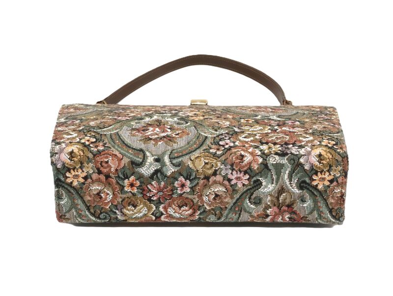 Vintage 50s-60s - MELBOURNE BAGS - Tapestry Structured Handbag - Mid Century - product images  of 