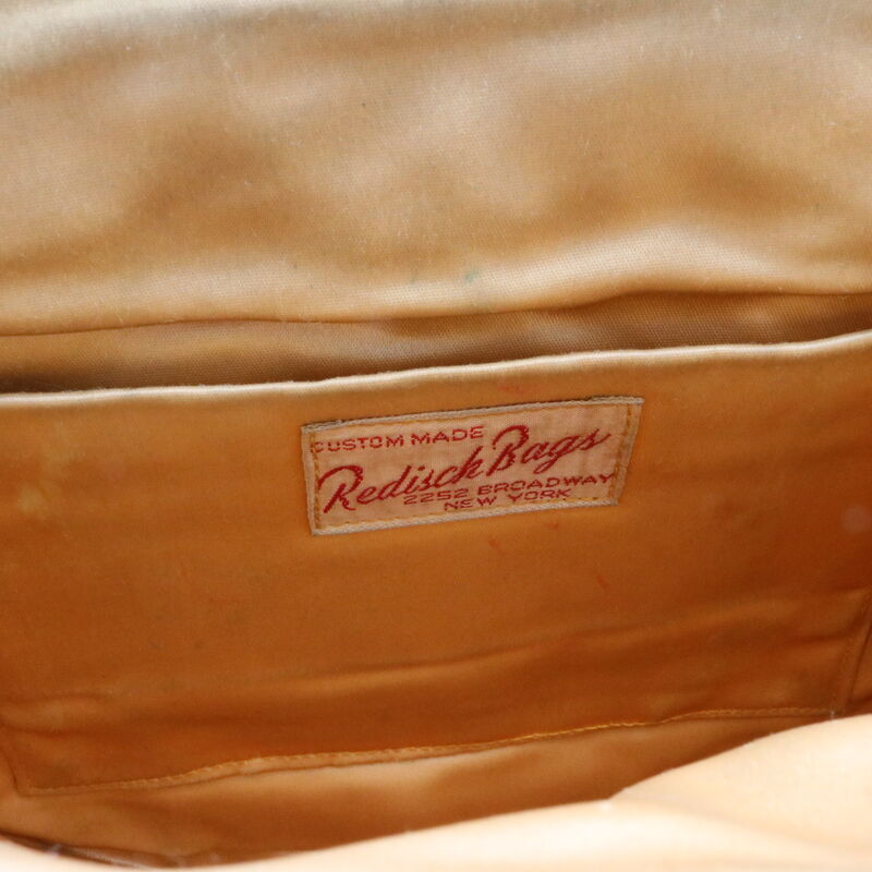 Vintage - REDISCH BAGS - Black Satin - HOBE' - Jewel Set Frame Handbag - Mid Century - product images  of 