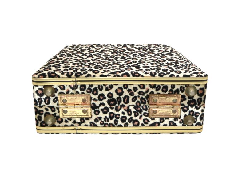 Vintage Leopard Print Carryall Handbag - Mid Century - 50s-60s - - product images  of 