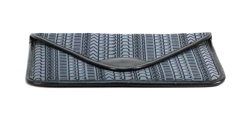 Vintage 60s-70s - PIERRE CARDIN - Blue Monogrammed Envelope Clutch Bag - product images  of 