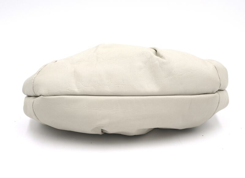 Vintage 80s-90s - VIVA - Off White Bone Leather Clutch Shoulder Bag - RETRO - - product images  of 
