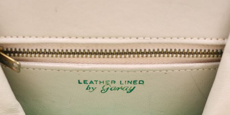 Vintage 50s-60s - GARAY - Light Blue Patent Leather Like Handbag - Retro  - product images  of 