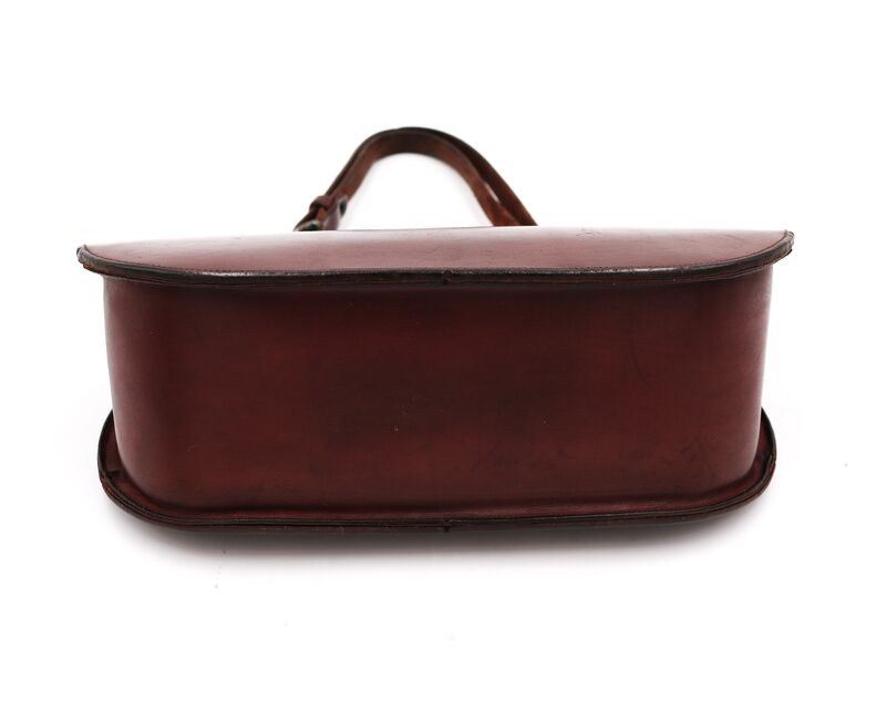 Vintage - ETIENNE AIGNER - Red Heavy Leather Handbag - Mid Century - product images  of 